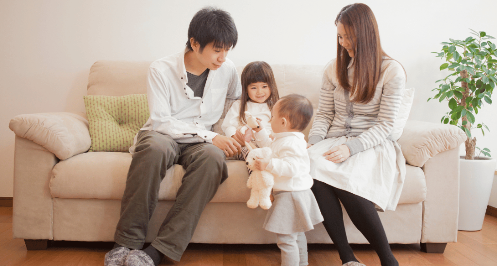 仲の良い家族